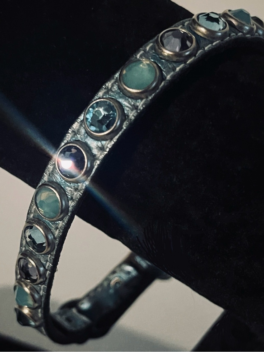 Swarovski Crystal Teal Blue Pet Cat Dog Collar